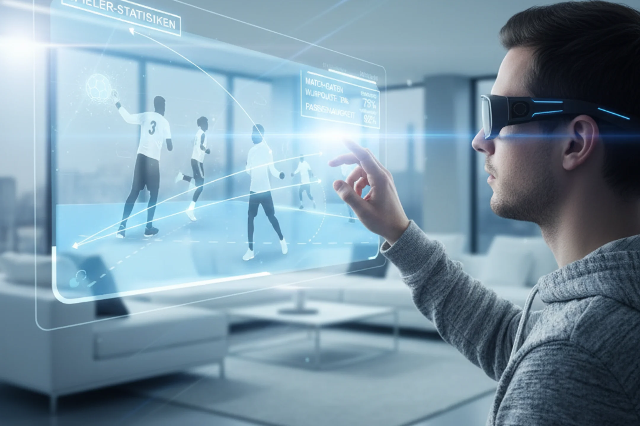 Zukunftstechnologie für Handball Live-Wetten mit AR-Brille und Smart-Display